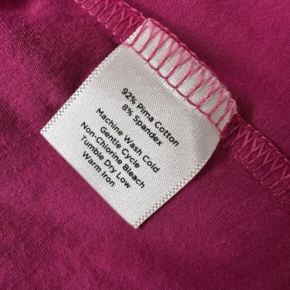 Talbots Cardigan Sweater Womens 2X Pink Open Light Weight Casual Layering - Picture 9 of 9